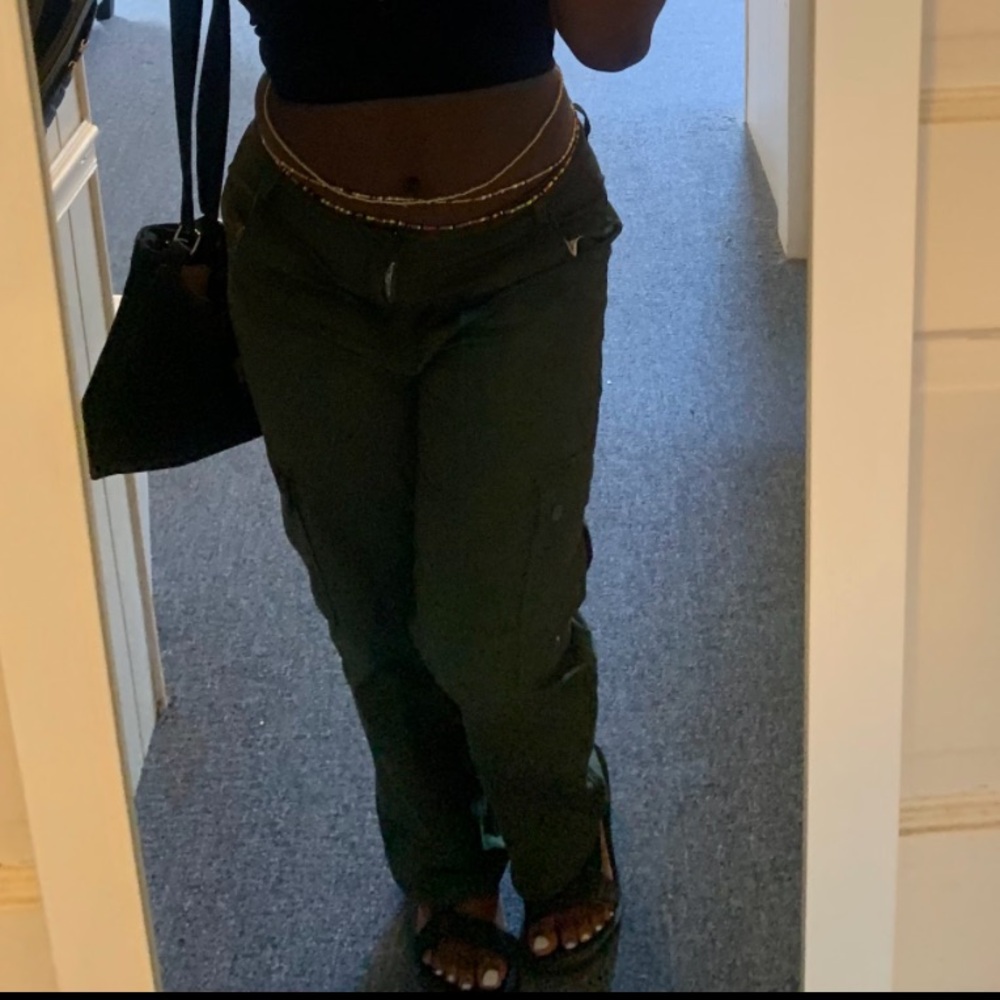 Green Cargo Pants
